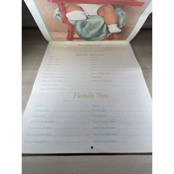 Baby's First Year Calendar 1987 Vintage Bessie Pease Guttman Artwork - Picture 3 of 4